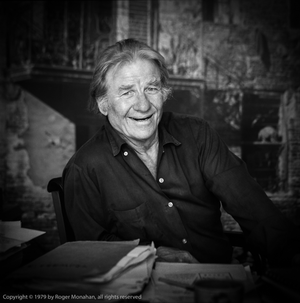 B&W environmental portrait for Enterpriser Magazine.

Budge Crawley was known as a joyous man who could create a masterpiece from nothing. He was awarded an Oscar for his documentary on Janis Joplin.